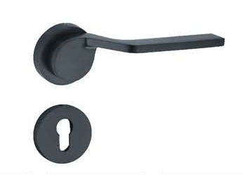 Brass Lever On Rose Handle – ROCK