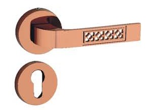 Brass Lever On Rose Handle – SLIM MESH