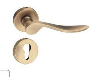Brass Lever On Rose Handle – DUBAI