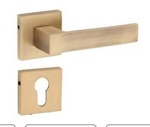 Brass Lever On Rose Handle – STYLE