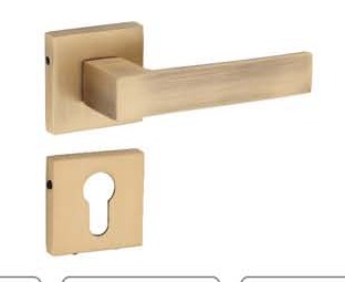 Brass Lever On Rose Handle – STYLE